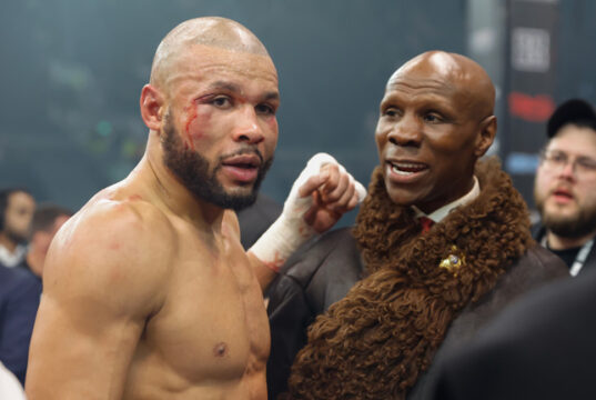 Chris Eubank Sr has vowed to return to the ring if his son chooses to box on Photo Credit: Lawrence Lustig/BOXXER