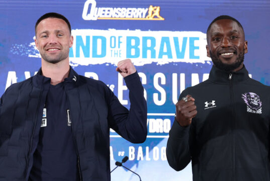 Josh Taylor faces Ekow Essuman in Glasgow on Saturday Photo Credit: Leigh Dawney/Queensberry