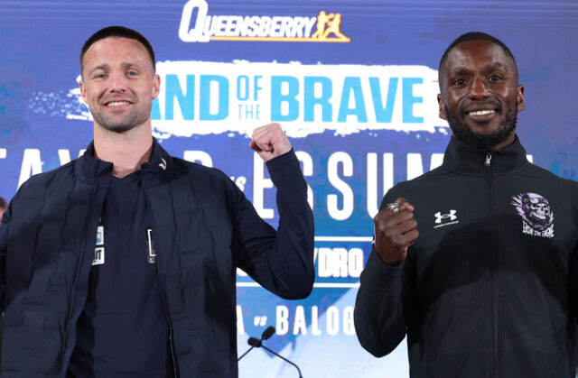Josh Taylor will face Ekow Essuman in Glasgow on Saturday photo Credit: Leigh Dawney/Queensberry Josh Taylor will face Ekow Essuman in Glasgow on Saturday photo Credit: Leigh Dawney/Queensberry
