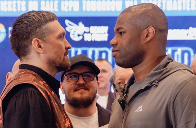 Usyk and Dubois rematch on July 19 at Wembley Stadium Photo Credit: Queensberry