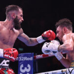 Anthony Cacace stopped Leigh Wood in the ninth round in Nottingham Photo Credit: Leigh Dawney/Queensberry