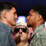 Stevenson and Zepeda face-to-face ahead of their clash on July 12 Photo Credit: Ring Magazine