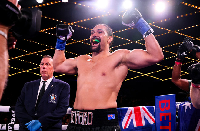 Teremoana Teremoana picks up another first round knockout Photo Credit: Geoffrey Knott/Matchroom Boxing