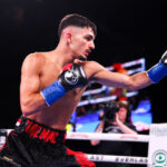 Adam Maca made a successful professional debut in New York Photo Credit: Geoffrey Knott/Matchroom Boxing