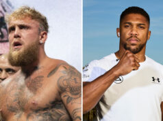 Jake Paul has exchanged messages with Anthony Joshua over social media Photo Credit: Esther Lin/MVP/Mark Robinson Matchroom Boxing