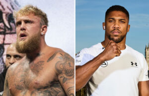Jake Paul and Anthony Joshua's teams have met up for a potential fight Photo Credit: Esther Lin/MVP/Mark Robinson Matchroom Boxing