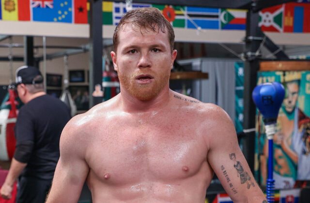 Canelo Alvarez is targeting a rematch with Dmitry Bivol Photo Credit: Melina Pizano/Matchroom