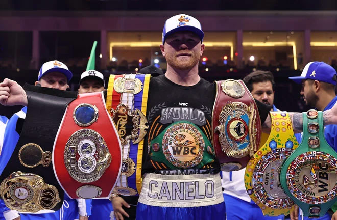 Canelo will defend its undisputed belts to a super medium weight.