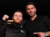 Eddie Hearn has revealed messages from Canelo Alvarez following comments he made on the Terence Crawford fight Photo Credit: Ed Mulholland/Matchroom