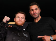 Eddie Hearn has revealed messages from Canelo Alvarez following comments he made on the Terence Crawford fight Photo Credit: Ed Mulholland/Matchroom