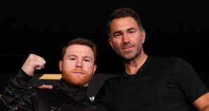 Eddie Hearn has revealed messages from Canelo Alvarez following comments he made on the Terence Crawford fight Photo Credit: Ed Mulholland/Matchroom