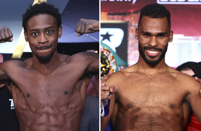 Keyshawn Davis defends his WBO lightweight world title for the first time against Edwin De Los Santos in Norfolk on Saturday Photo Credit: Mikey Williams/Top Rank via Getty Images Keyshawn Davis defends his WBO lightweight world title for the first time against Edwin De Los Santos in Norfolk on Saturday Photo Credit: Mikey Williams/Top Rank via Getty Images