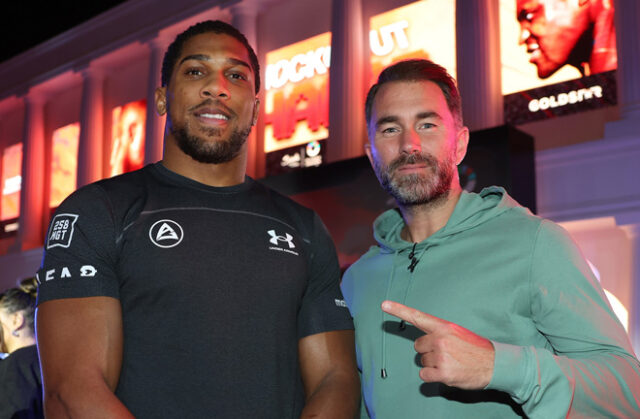 Eddie Hearn says that Anthony Joshua will probably retire in 2026. Eddie Hearn says that Anthony Joshua will probably retire in 2026.
