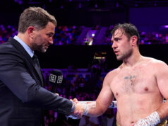 Eddie Hearn is planning to headline Dave Allen in Sheffield in September or October Photo Credit: Mark Robinson Matchroom Boxing