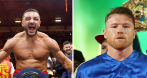 Callum Simpson eyes Canelo megafight in Barnsley Credit: Leigh Dawney/Queensberry/ Lawrence Lustig/Boxxer