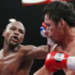 Mayweather beat Pacquiao in 2015 Photo Credit: Esther Lin