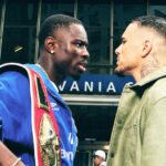 Richardson Hitchins and George Kambosos Jr meet in a world title grudge match at Madison Square Garden on Saturday, live on DAZN Photo Credit: Matchroom Boxing
