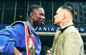 Richardson Hitchins and George Kambosos Jr meet in a world title grudge match at Madison Square Garden on Saturday, live on DAZN Photo Credit: Matchroom Boxing