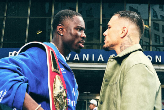 Richardson Hitchins and George Kambosos Jr meet in a world title grudge match at Madison Square Garden on Saturday, live on DAZN Photo Credit: Matchroom Boxing
