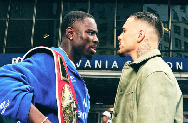 Richardson Hitchins and George Cambosos Jr meet in the match injuries in Madison Square on Saturday, live on Dazn Photo Credit: Matchroom Boxing Richardson Hitchins and George Cambosos Jr meet in the match injuries in Madison Square on Saturday, live on Dazn Photo Credit: Matchroom Boxing