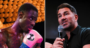 Eddie Hearn unhappy over Hitchins' post fight free agent comments Photo Credit: Geoffrey Knott/Matchroom Boxing