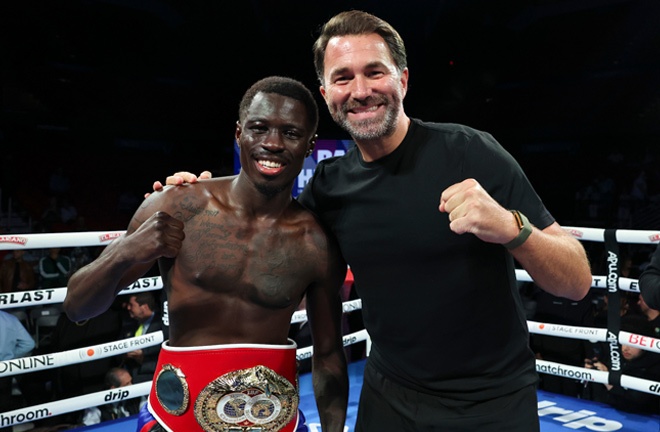 Hearn promoted the last six Hitchins fights photo: Melina Pizano/ Matchroom