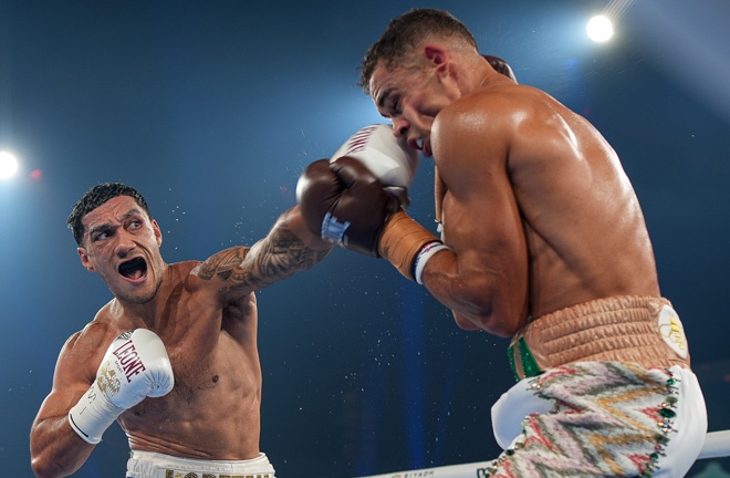 Opetaia knocked out Nyika in January Photo Credit: Tasman Fighters