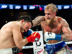 Jake Paul outpointed Julio Cesar Chavez Jr in Anaheim on Saturday Photo Credit: Esther Lin/ Most Valuable Promotions