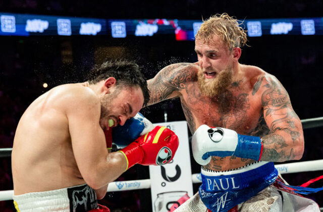 Jake Paul outpointed Julio Cesar Chavez Jr in Anaheim on Saturday Photo Credit: Esther Lin/ Most Valuable Promotions Jake Paul outpointed Julio Cesar Chavez Jr in Anaheim on Saturday Photo Credit: Esther Lin/ Most Valuable Promotions