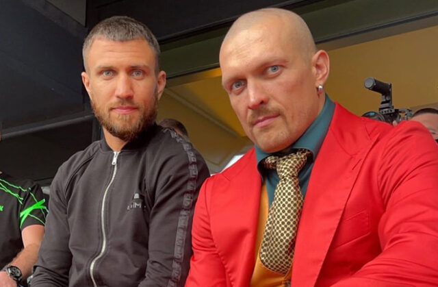 Oleksandr Usyk has paid tribute to Vasiliy Lomachenko following his retirement Photo Credit: @usykaa Instagram Oleksandr Usyk has paid tribute to Vasiliy Lomachenko following his retirement Photo Credit: @usykaa Instagram