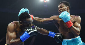 Abdullah Mason put another impressive showing into the bank last night Credit: Mikey Williams/Top Rank
