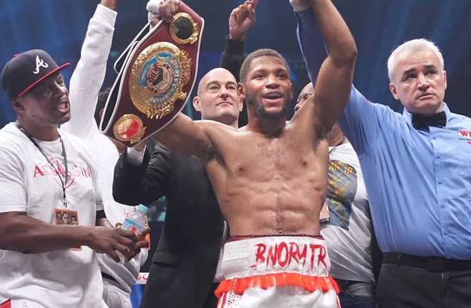 Norman retained his WBO welterweight world title Photo Credit: Naoki Fukuda
