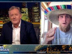 Jake Paul stormed out of his interview with Piers Morgan Photo Credit: Piers Morgan Uncensored