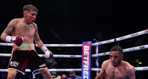 Galal Yafai was dropped on route to a shock defeat to Francisco Rodriguez Jr in Birmingham on Saturday Photo Credit: Mark Robinson Matchroom Boxing