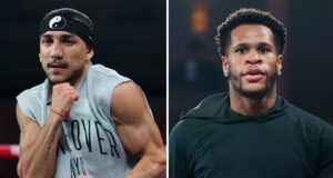 Teofimo Lopez and Devin Haney have signed to fight on August 16 in Saudi Arabia Photo Credit: Golden Boy / Cris Esqueda