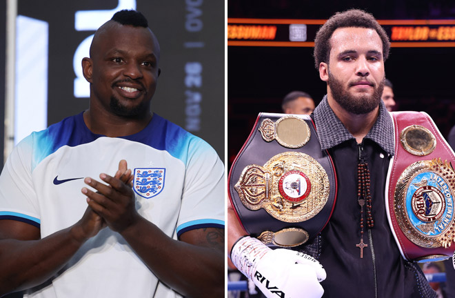 Whyte and Itauma are set to meet on August 16 in Riyadh Photo Credit: Mark Robinson Matchroom Boxing/Leigh Dawney/Queensberry