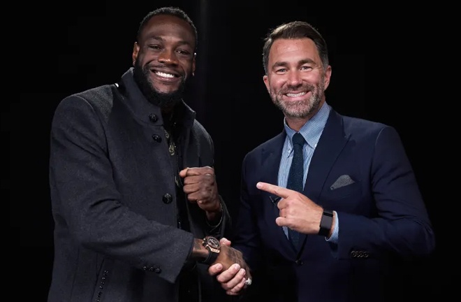 Hearn wants Wilder to face the photo Allen: Mark Robinson Matchroom Boxing