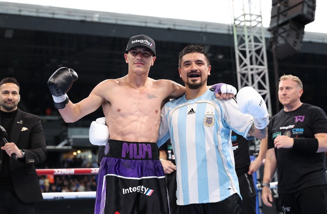 Jack Williams will receive a victory in four rounds in Ipswich Credit: Leigh Dawney/Queensberry.