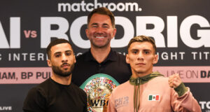 Galal Yafai defends his WBC interim flyweight title against Francisco Rodriguez Jr in Birmingham on Saturday, live on DAZN Photo Credit: Mark Robinson Matchroom Boxing