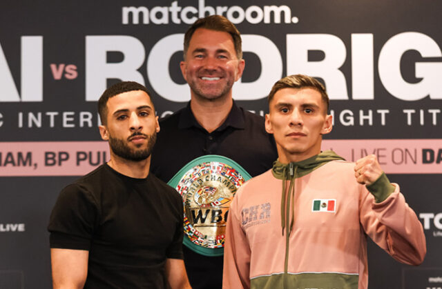 Galal Yafai defends his WBC interim flyweight title against Francisco Rodriguez Jr in Birmingham on Saturday, live on DAZN Photo Credit: Mark Robinson Matchroom Boxing
