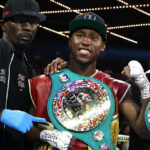 Bruce Carrington won in style credit Mikey Williams/Top Rank