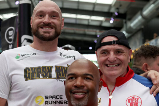 Tyson Fury has confirmed his corner team for next fight. credit: Sky Sports