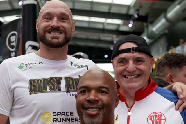 Tyson Fury has confirmed his corner team for next fight. credit: Sky Sports