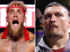 Usyk has responded to Jake Paul callout credit:Queensberry/Leigh Dawney/ Cris Esqueda / Golden Boy Promotions