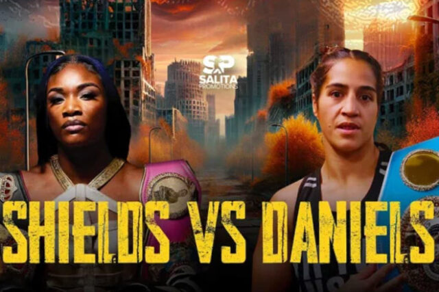 Claressa Shields faces Lani Daniels this weekend credit: Salita Promotions