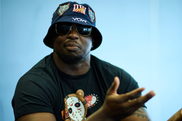 Dillian Whyte defended Daniel Dubois after ko loss to Usyk credit: Mark Robinson, Matchroom Boxing