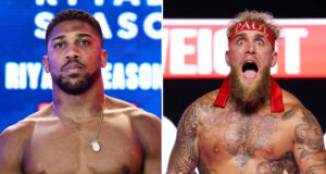 A clash between Anthony Joshua and Jake Paul is being targeted for early 2026 Photo Credit: Mark Robinson Matchroom Boxing/Cris Esqueda / Golden Boy Promotions