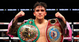 Jesse 'Bam' Rodriguez became the unified super flyweight world champion in Frisco Photo Credit: Melina Pizano/Matchroom