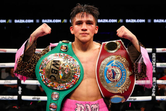 Jesse 'Bam' Rodriguez became the unified super flyweight world champion in Frisco Photo Credit: Melina Pizano/Matchroom
