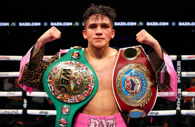 Jesse 'Bam' Rodriguez became the unified super flyweight world champion in Frisco Photo Credit: Melina Pizano/Matchroom